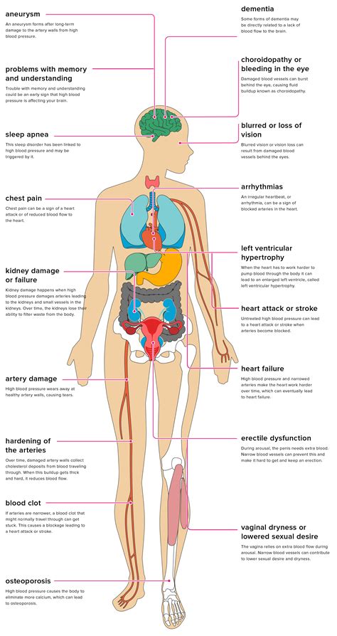 Les effets de l'hypertension sur l'organisme