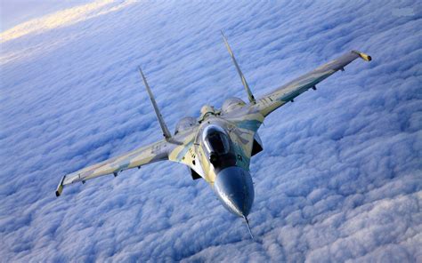 Sukhoi Su-27 'flanker' HD desktop wallpaper : Widescreen : High ...