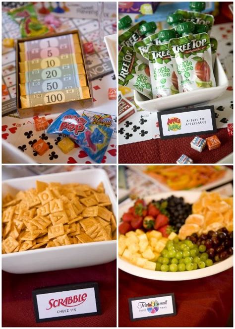 Game Night Ideas for a Birthday Party | Game night food, Game night parties, Family game night party