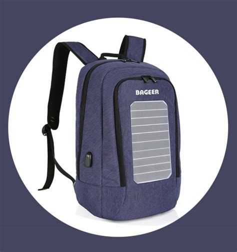 Solar Backpack With USB Charger Manufacturer and Supplier China - Factory Wholesale - BAGEER