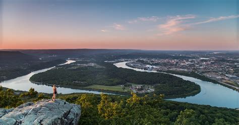 Photograph Moccasin Bend From Point Park, Lookout Mountain, Tennessee