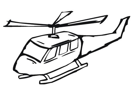 Free Printable Helicopter Coloring Pages For Kids