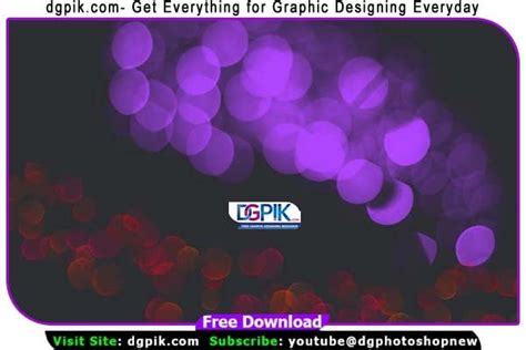 50 Bokeh Photoshop Brushes – DGPik