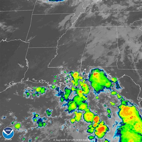 Current Weather Satellite Map - Map Of Campus