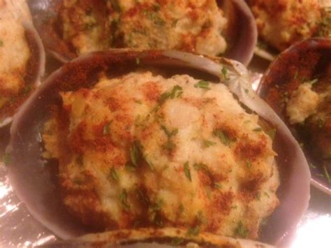 Baked STUFFED CLAMS * Bacon, Parmesan Cheese, HERBS * appetizer or main dish - Cindy's ON-Line ...