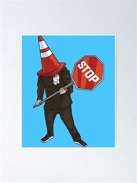 "Cone head Meme " Poster for Sale by AsherSmith112 | Redbubble