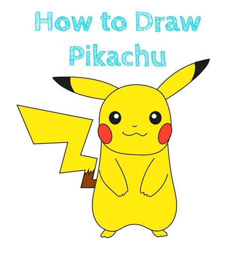 Pikachu Pokemon How To Draw Pikachu Easy Pokemon Drawing Easy | The ...