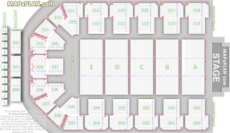 Newcastle Metro Radio Arena - Detailed seat numbers & row lettering concert chart with floor ...