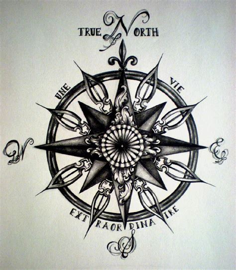 Old Compass Tattoo