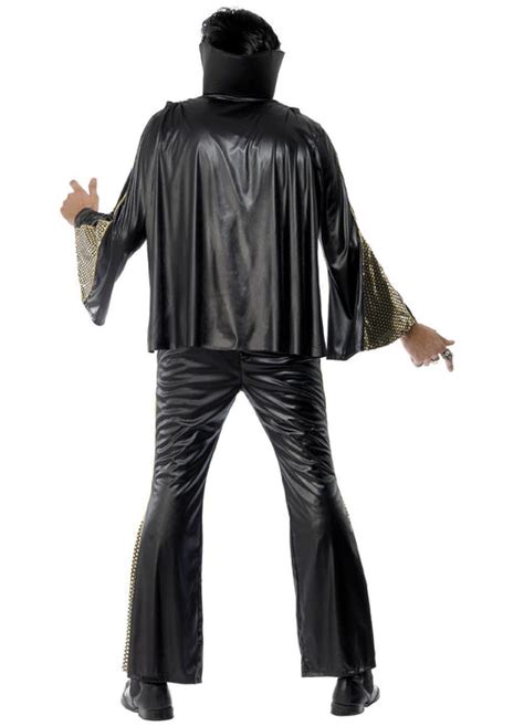 Elvis Black Deluxe Costume Adult — Party Britain