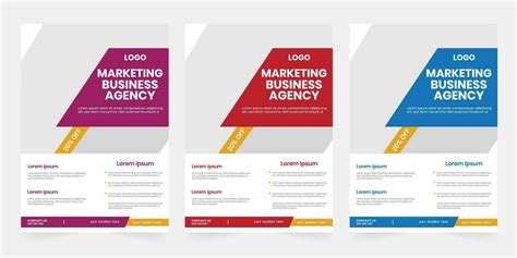 Vertical business marketing booklet or flier print folded design ...