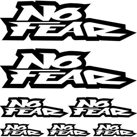 Wallstickers folies : no fear Decal Stickers kit