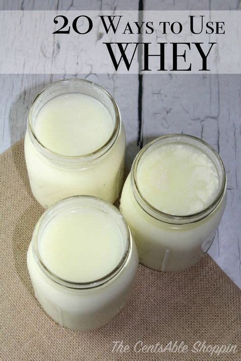 How to use whey from making cheese or greek yogurt – Artofit