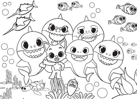 Baby Shark Coloring Pages - Mom. Wife. Busy Life.