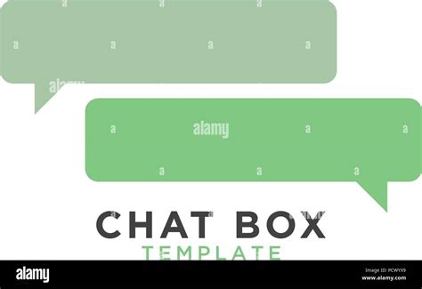 Illustration of chat box graphic design template Stock Vector Image ...