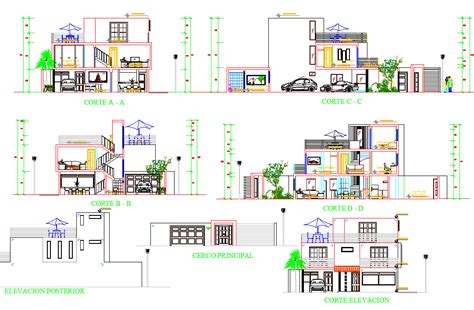 Modern House Plan dwg file - Cadbull