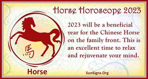 Horse Horoscope 2023 - Luck and Feng Shui Predictions! - SunSigns.Org