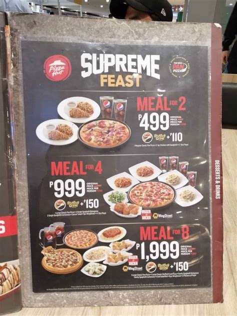 Pizza Hut Menu Philippines (2022) — Philippine Menus