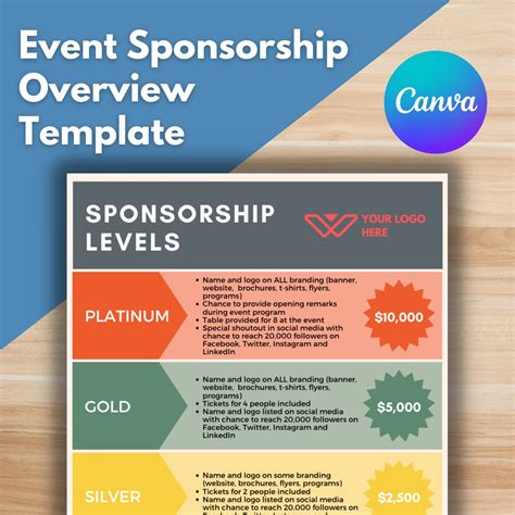 Event Sponsorship Overview template — NonProfit Life