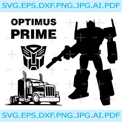 Optimus Prime Svg Transformers Svg Autobots Svg Etsy Transformers ...