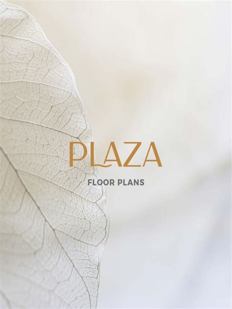 Plaza - Floor Plans | PDF | Buildings And Structures