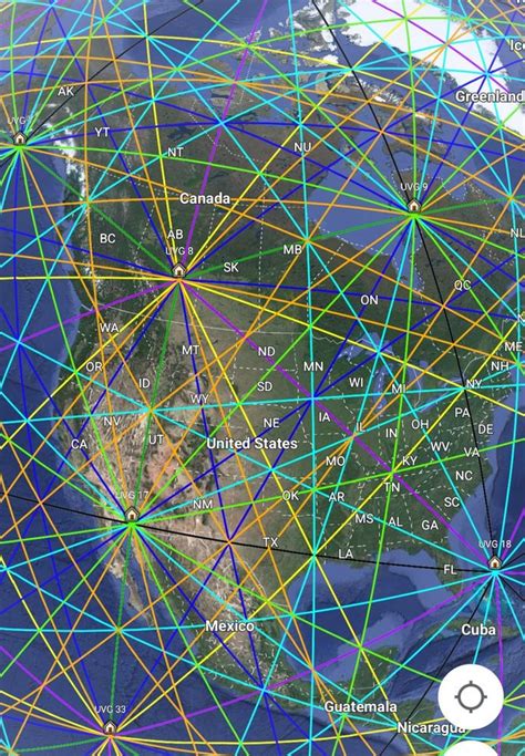 Map of the Earth's Ley Lines