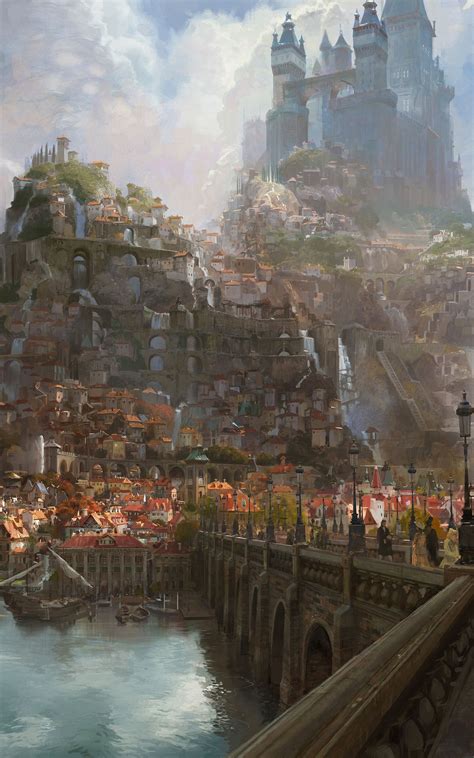 imgur.com | Tangled concept art, Disney concept art, Fantasy city