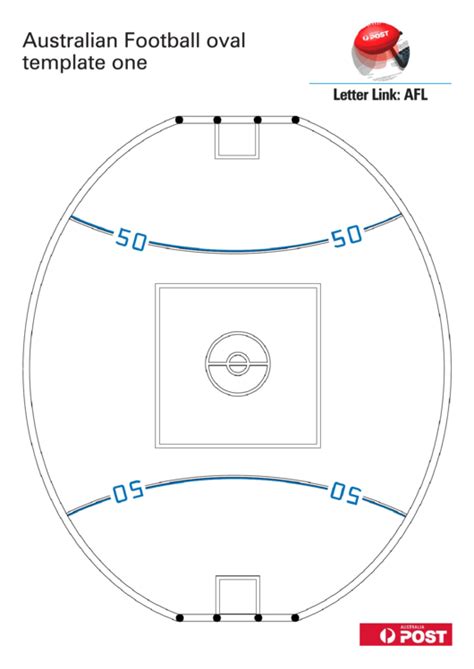 Afl Football Field Template