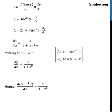 Question 3 - Find derivative of f(x) = tan-1 x - Class 12