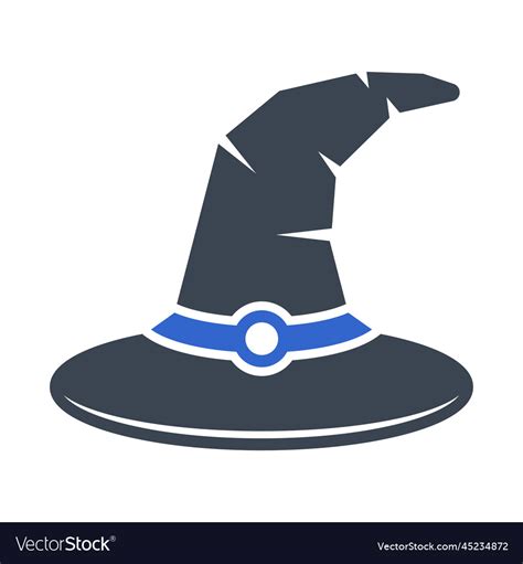 Wizard hat icon Royalty Free Vector Image - VectorStock