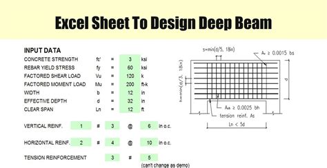 Rcc Beam Design Excel Sheets As Per Is 4560 - The Best Picture Of Beam