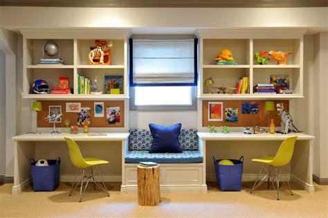 The new trend of kid’s study room design comes with exciting mixes of patterns, which are ...