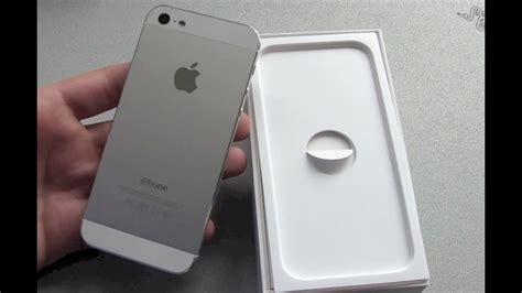 White iPhone 5 unboxing and first look - YouTube