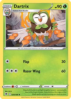 Dartrix | Pokédex