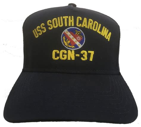 USS South Carolina CGN-37 Direct Embroidered Cap