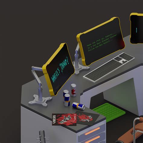 CYBERPUNK 2077 STYLE OFFICE by illustra_avometra on Dribbble