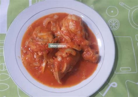 Resep Ayam saus tomat oleh Diyan Ummu iskhoyas - Cookpad