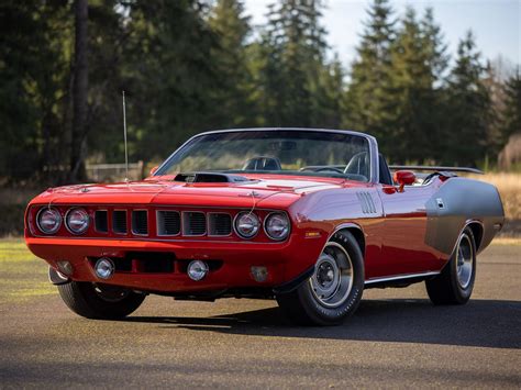 1971 Plymouth 'Cuda Convertible Hemi 426 Clone sold at Hemmings Auctions Online - CLASSIC.COM