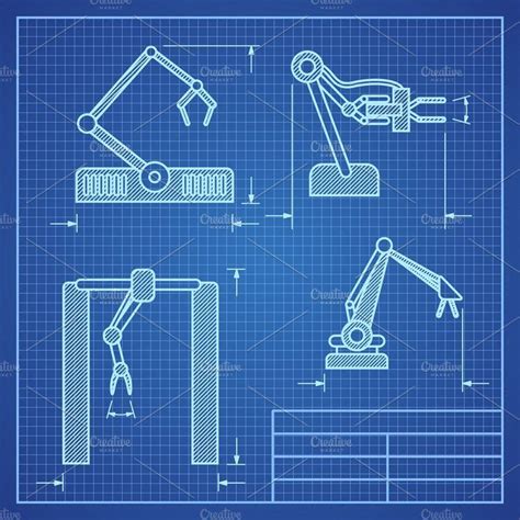 Project blueprint robotic arm | Robot arm, Blueprints, Robot illustration