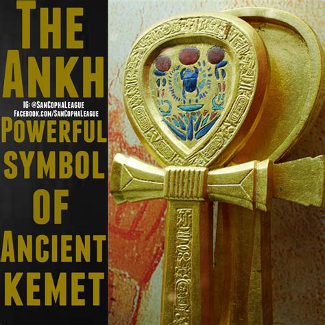 SanCopha League #LiberNation • The Ankh is a powerful symbol of Ancient ...