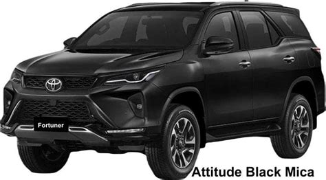 New Toyota Fortuner Body colors, Fortuner Leader full variation of exterior colours