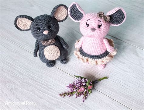 Crochet mouse couple pattern - Amigurumi Today