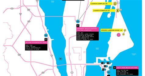 Kennedy Space Center launch viewing map | The Planetary Society