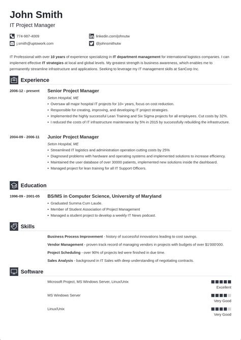 Free CV Templates for Microsoft Word to Download