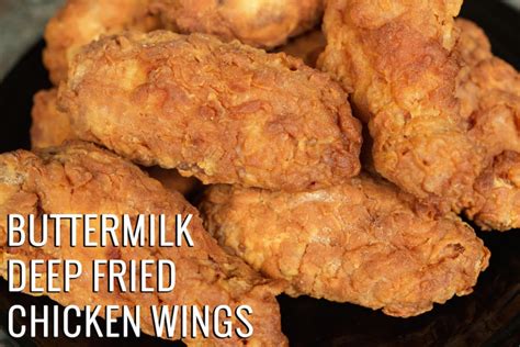 Buttermilk Deep Fried Chicken Wings Recipe