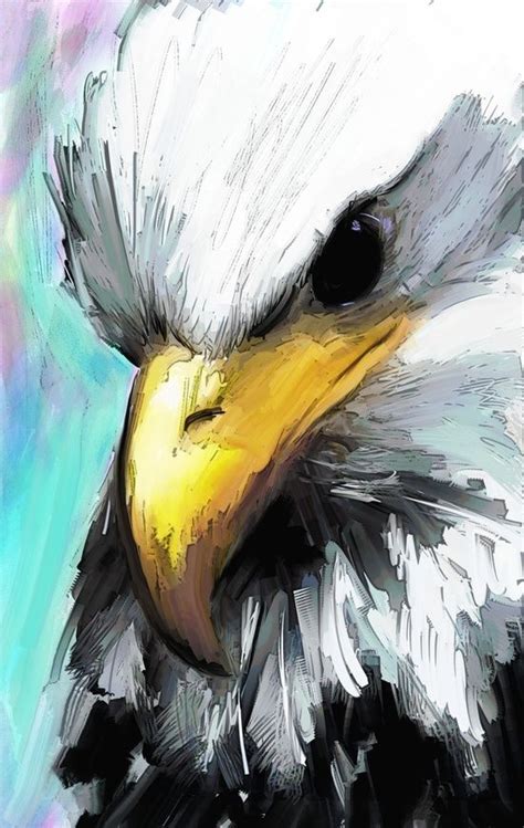 Eagle Art Print by Rich Okun | Society6 | Eagle art, Eagle painting, Art painting