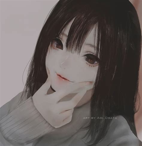 Realistic Anime Girl Pfp