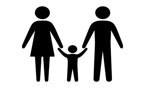 Family Clipart Silhouette - Silhouette Family Holding Hands is a free ...