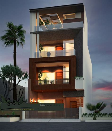 Flat design | Modern exterior house designs, House styles, Flat design