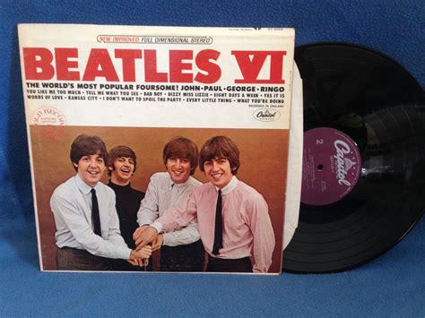 RARE Vintage The Beatles VI Vinyl LP Record | Etsy | The beatles, Beatles albums, The eighth day